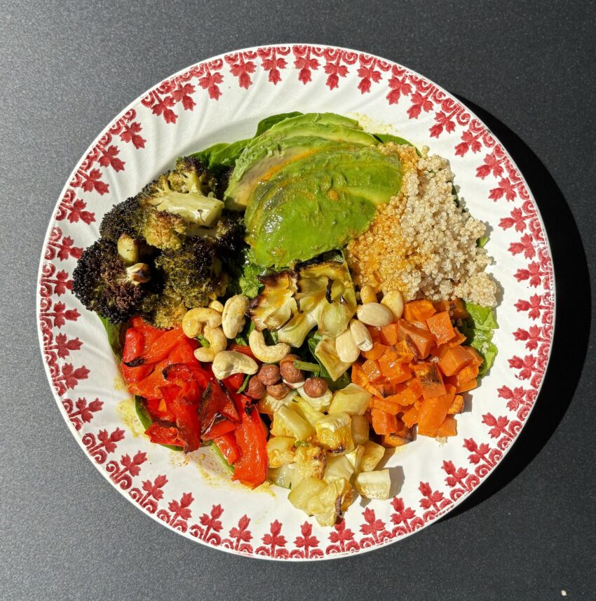 vegan superfood bowl menstrual phase